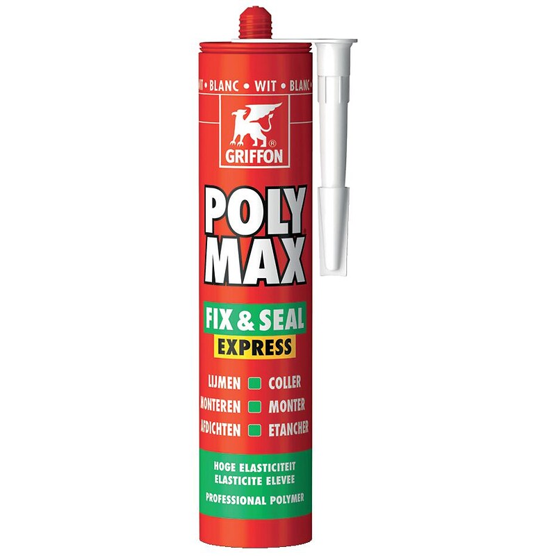 POLYMAX®FIX&SEAL EXPRESS white polymer adhesive sealant 425g cartridge. Experience shopping freedom with DIAYTAR NIGERIA's comprehensive marketplace delivered within the week.