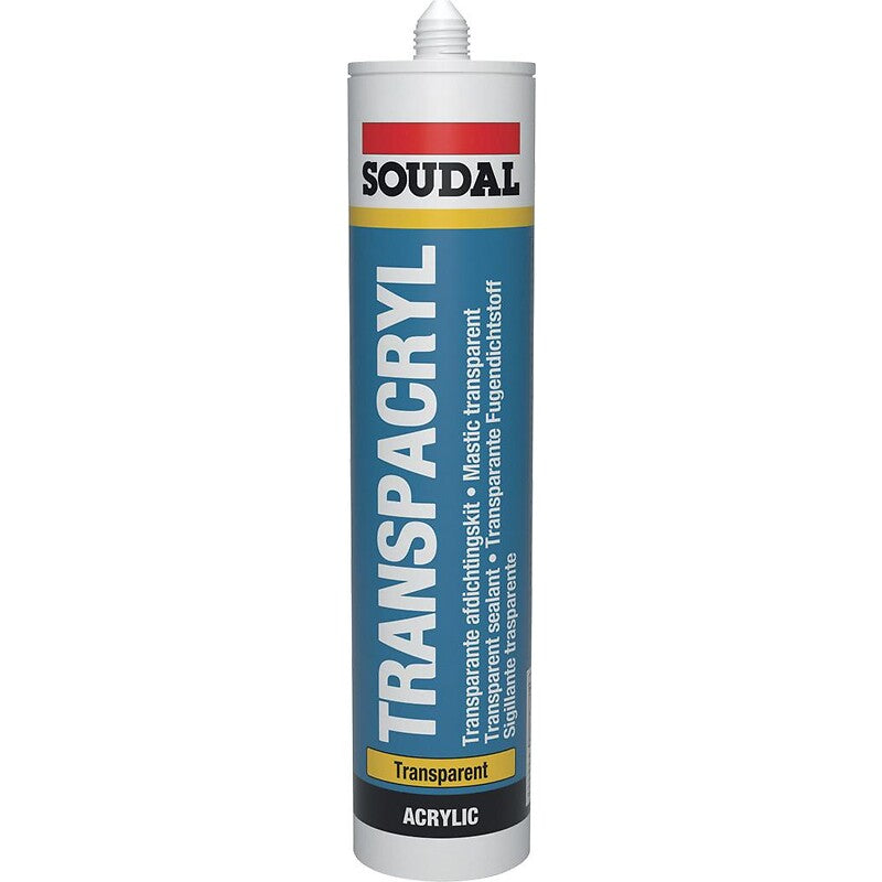 TRANSPACRYL single-component acrylic plasto-elastic sealant transparent after drying joint 10mm box of 15x310ml. DIAYTAR NIGERIA delivers more than expected with our extensive catalog and 5-8 day delivery service.