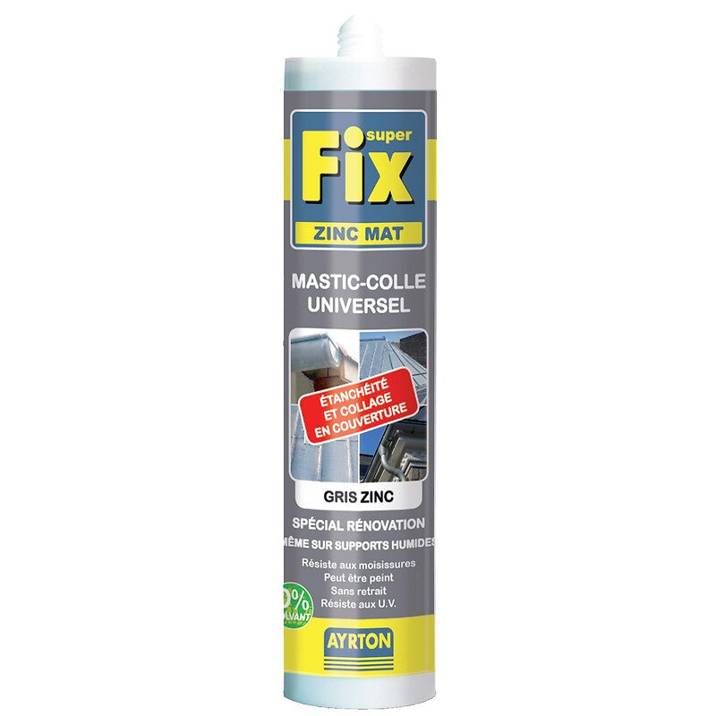 MS Polymer Sealant Superfix Zinc matt 290 ml cartridge. Discover the perfect balance of price and convenience with DIAYTAR NIGERIA's nationwide e-commerce platform.