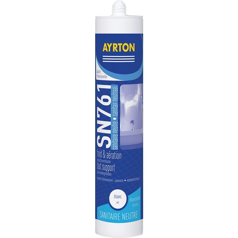Neutral silicone sanitary sealant SN 761 translucent 300 ml cartridge. DIAYTAR NIGERIA: The marketplace that brings affordable products to every Nigerian home in under 8 days.