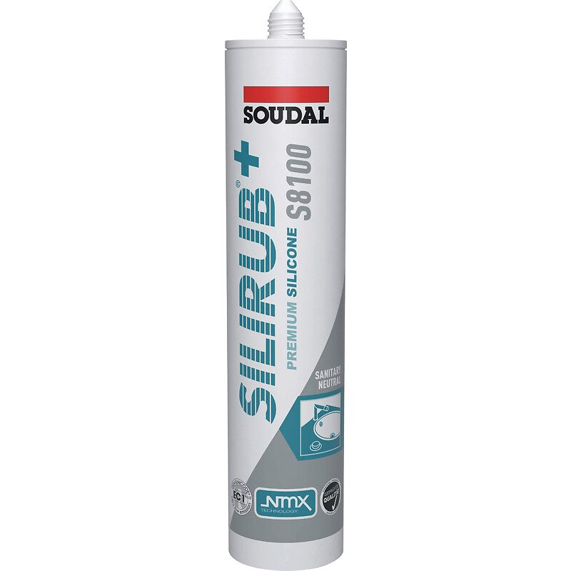 Silirub+ S8100 sanitary sealant, white, box of 15 cartridges of 310 ml. DIAYTAR NIGERIA delivers more than products - we deliver affordable shopping satisfaction nationwide.