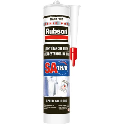Rubson SA1H white silicone sealant 280ml cartridge, Ref 2716155. DIAYTAR NIGERIA brings a world of products to your fingertips with affordable prices and quick delivery.