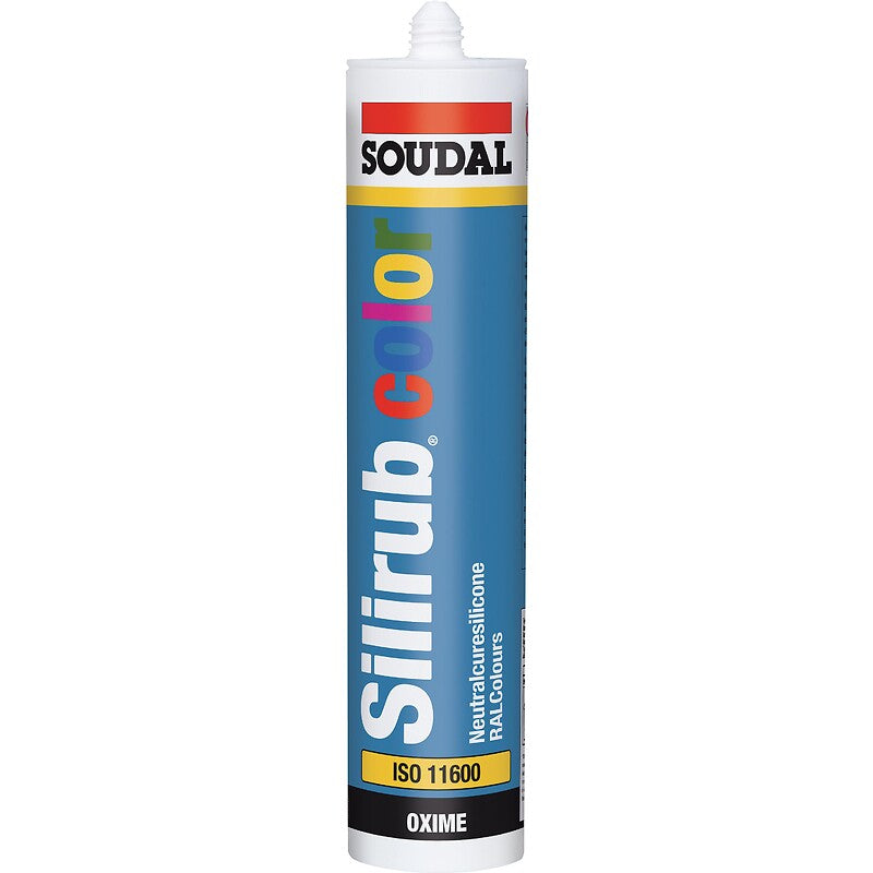 Neutral silicone carpentry mastics Silirub Color, iron gray coloris, RAL 7011, 310 ml cartridge. DIAYTAR NIGERIA: Your trusted marketplace that combines variety, affordability and reliable shipping.