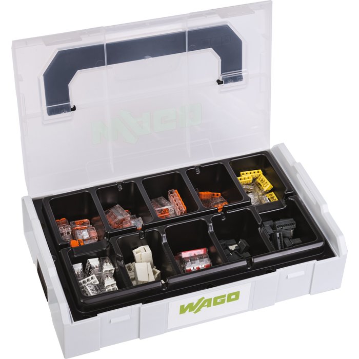 WAGO L-BOXX MINI CASE. Find the best plumbing and construction materials at Nigeria-Materiels.com. We are your trusted partner.