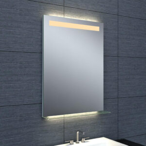 Dubai mirror LED lighting with glass shelf 60 x height 80 cm. DIAYTAR NIGERIA: Where thousands of products meet affordable prices and reliable 5-8 day delivery.