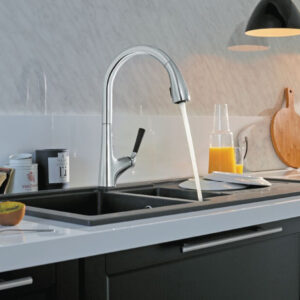 MALLECO sink mixer with swivel tube spout and 3-jet pull-out spray head. Shop with ease at DIAYTAR NIGERIA, Nigeria's premier e-commerce platform offering budget-friendly shipping.