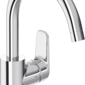PORCHER OKYRIS sink mixer with C3 chrome tube spout, Ref.D0580AA. Your trusted e-commerce destination, DIAYTAR NIGERIA offers extensive variety with reliable shipping.