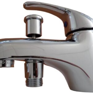 ALTERNA PRIMEO 3 single-hole bath-shower mixer, Ref.RMITBDM02301CH. DIAYTAR NIGERIA: Where every purchase is affordable and delivery is always within a week.
