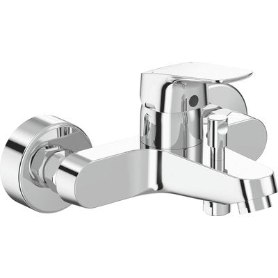 Okyris wall-mounted chrome bath shower mixer ref. D0576AA. DIAYTAR NIGERIA: Where value meets variety with reliable nationwide delivery in under 8 days.