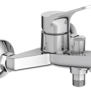 Brive wall-mounted bath shower mixer with fittings ref. E75766-CP. DIAYTAR NIGERIA: Where affordability meets reliability with thousands of products delivered promptly.