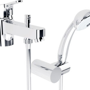 PORCHER Olyos C2 single-hole bath-shower mixer with 1-handle shower set, chrome-plated, ref. D1140AA. Shop smarter with DIAYTAR NIGERIA's comprehensive catalog and budget-friendly 5-8 day delivery.