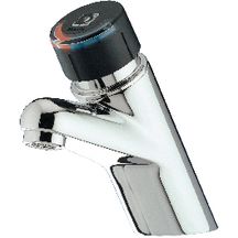 PRESTO 4000S washbasin mixer with stopcock and black button ref. 28442. DIAYTAR NIGERIA connects you with thousands of products at competitive prices, delivered within a week.
