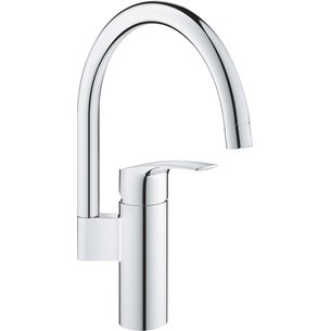 Eurosmart chrome single-lever sink mixer Ref. 32223003. DIAYTAR NIGERIA transforms dreams into deliveries with our affordable prices and 5-8 day shipping.
