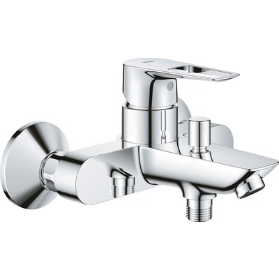 BauLoop chrome single-lever bath/shower mixer Ref. 23602001. Your ultimate shopping destination, DIAYTAR NIGERIA combines extensive selection with affordable shipping.
