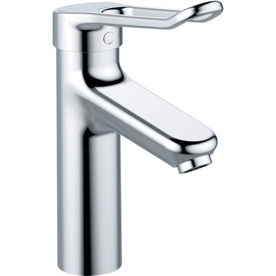 OKYRIS PRO washbasin mixer tap with openwork handle without pull rod or waste ref. D2470AA. Shop from anywhere in Nigeria and receive your DIAYTAR purchases at affordable prices within a week.