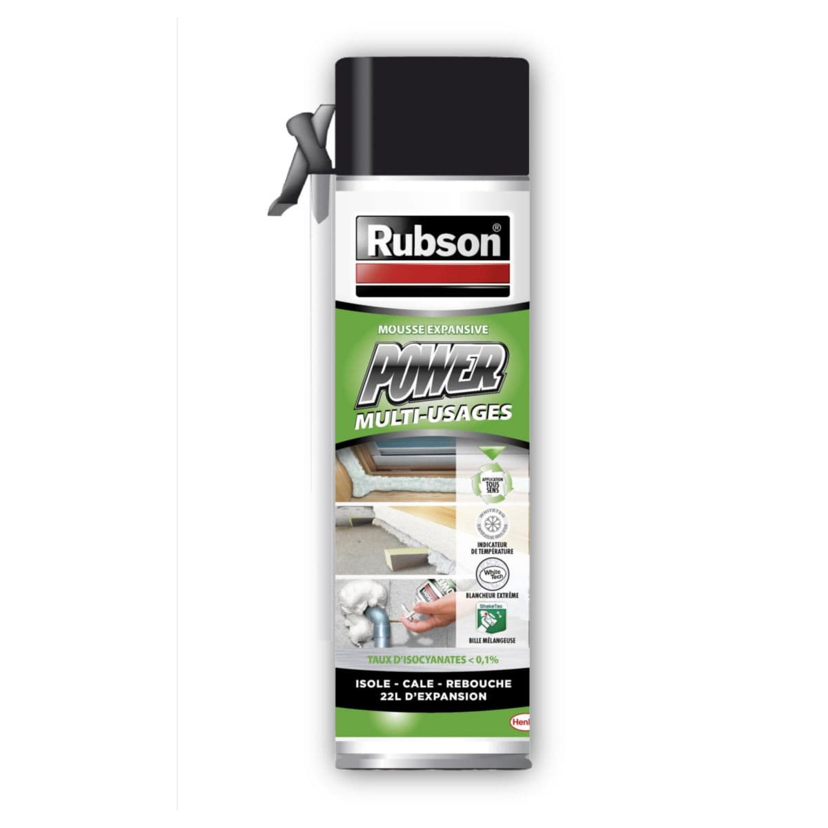 Mousse expansive POWER Rubson 500ml Réf. 1450645. DIAYTAR NIGERIA revolutionizes online retail with our vast selection and cost-effective delivery options.