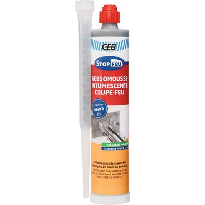 GEBSOMOUSSE fire-resistant intumescent foam cart 210ml Ref. 813272. Shop with purpose and save with DIAYTAR NIGERIA's extensive platform and nationwide delivery service.