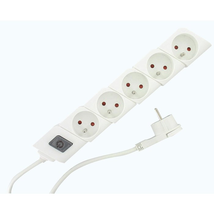 MULTI-SOCKET 5X16A FLAT PLUG. Shop without limits at DIAYTAR NIGERIA and receive your purchases at budget prices within the week.