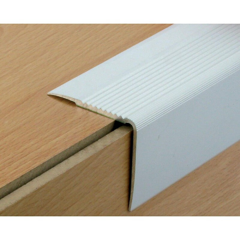 Aluminum stair nosing type 41VA with adhesive in 42 x 23 x 3000 mm. Shop smart with DIAYTAR NIGERIA's vast selection and enjoy affordable shipping in just 5-8 days.