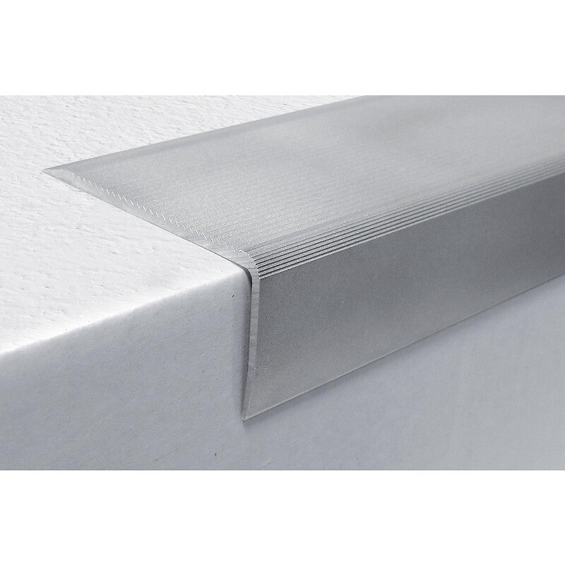 Aluminum stair nosing type 9 T with offset drilling for renovation in 70 x 35 x 3000 mm. Shop from our extensive catalog at DIAYTAR NIGERIA and enjoy doorstep delivery in just 5-8 days.