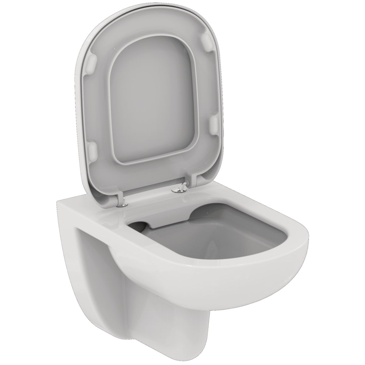 WC Pack IDEAL STANDARD kheops wall-mounted rimless toilet bowl with soft-close seat white Ref. T312401. DIAYTAR NIGERIA: Where shopping is a pleasure with affordable prices and reliable delivery service.