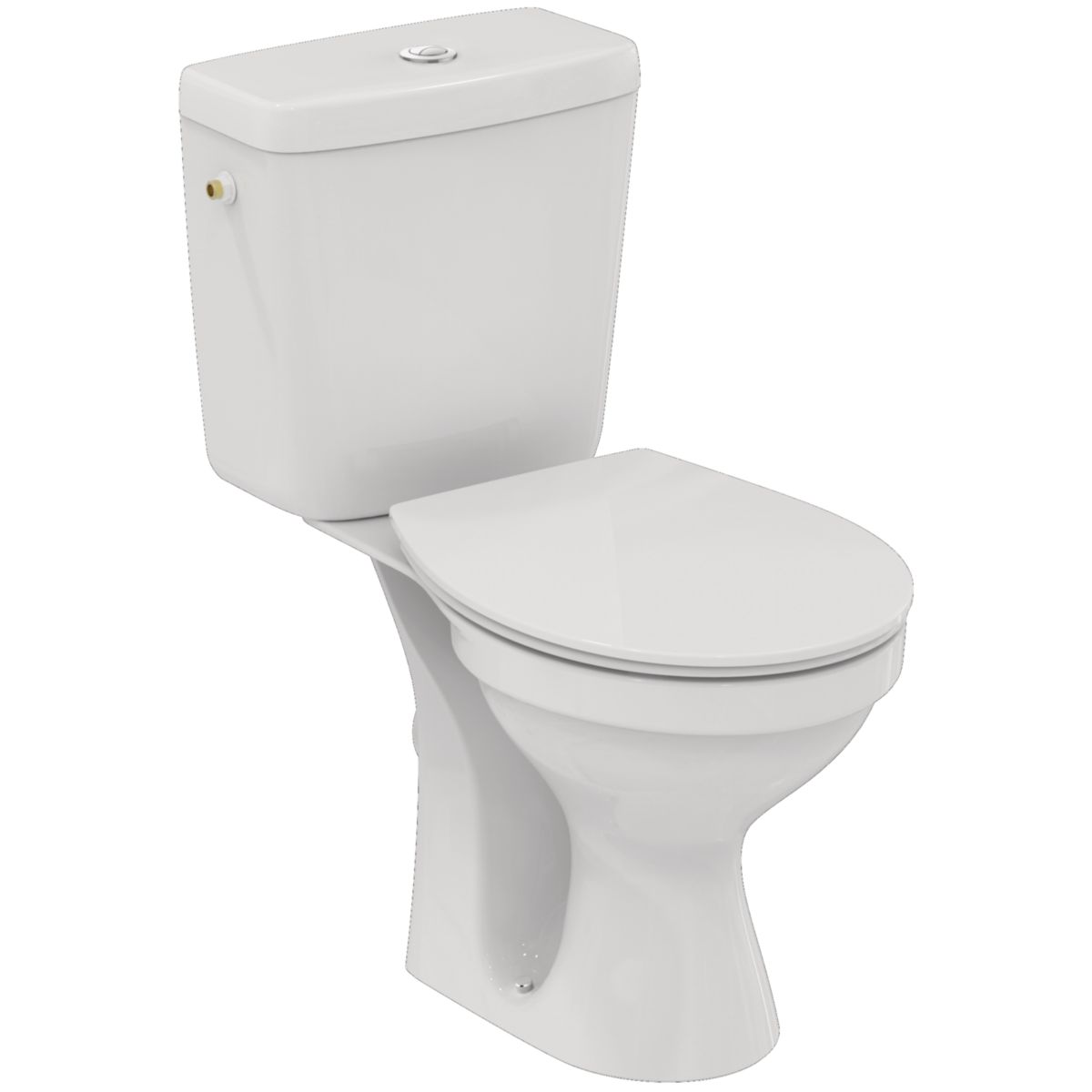 PORCHER ULYSSE WC pack without SH DC rim, side supply, white seat Ref. P006201. Explore our range of electrical and construction products at Nigeria-Materiels.com. We deliver quality and reliability.