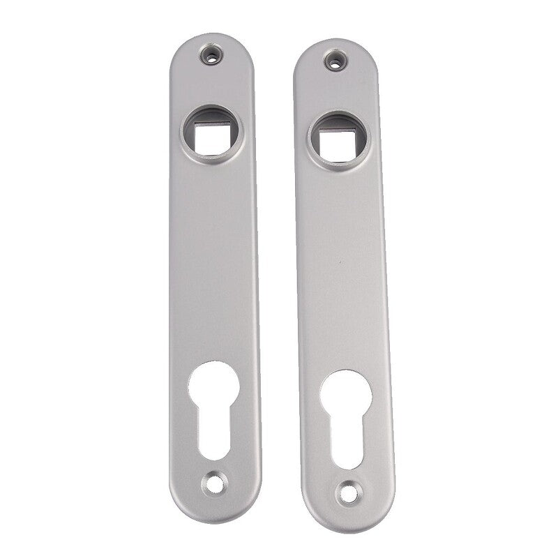 Pair of cover plates for Fortylock and Fiftylock locks, satin silver. DIAYTAR NIGERIA delivers more than expected with our extensive catalog and 5-8 day delivery service.
