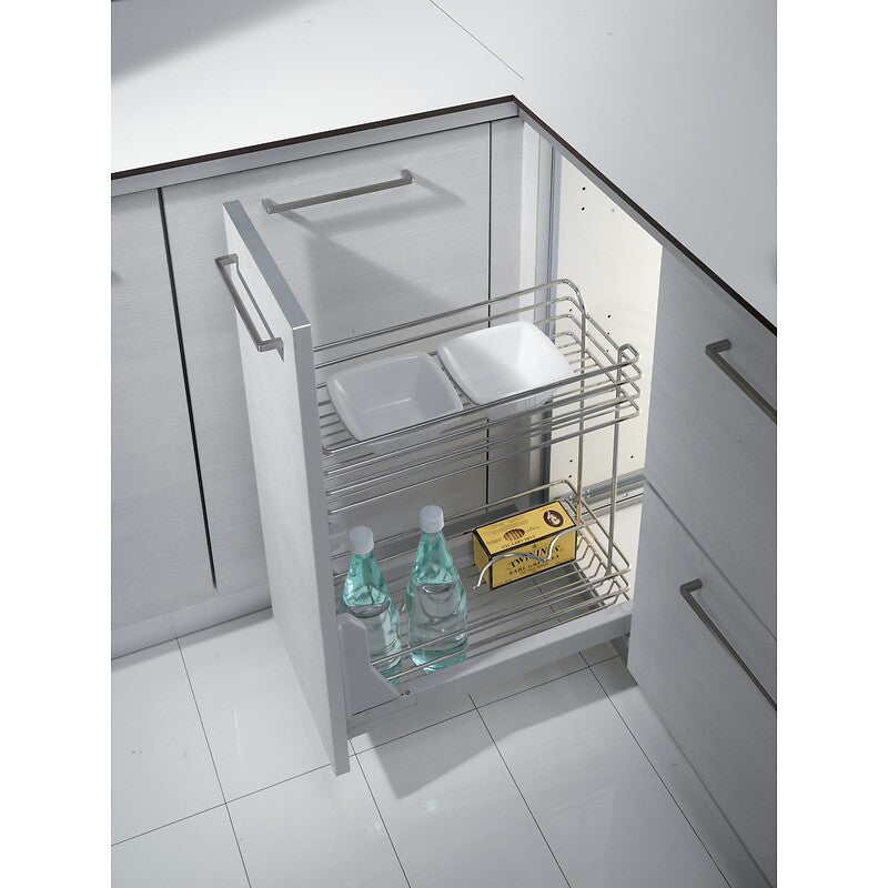 2-tier basket + bottle holders GOLD CHROME Soft 30X45 HARDWARE INCLUDED. Discover endless possibilities with DIAYTAR NIGERIA's comprehensive catalog and reliable delivery service.
