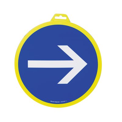 MANDATORY DIRECTION SIGN. Shop with intention at DIAYTAR NIGERIA, offering thousands of products at budget-friendly prices.