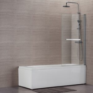 ALTERNA CONCERTO bathtub screen shiny silver profile transparent glass towel rail handle glass thickness 6 mm. Shop for reliable hardware and industrial supplies at Nigeria-Materiels.com. We are here to support your goals.