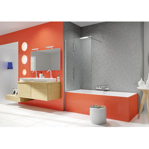 Ibiza 80 transparent white bathtub screen Ref. PB430BTN. DIAYTAR NIGERIA brings affordable shopping to every Nigerian home with delivery in just 5-8 days.