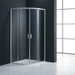 ALTERNA MEZZO 1/4 circle shower screen extendable from 77 to 79 cm transparent glass, Ref.LF9G770. DIAYTAR NIGERIA brings affordable products to every doorstep with our reliable 5-8 day shipping.