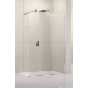 Shower screen LUNES H 120 cm extendable 117 cm to 118.5 cm, fixed, with 70 cm reinforcement bar extendable up to 100 cm, reversible, in transparent glass and silver profile Ref. LUNESH120-1B. DIAYTAR NIGERIA brings the marketplace to your screen with affordable products delivered in 5-8 days.