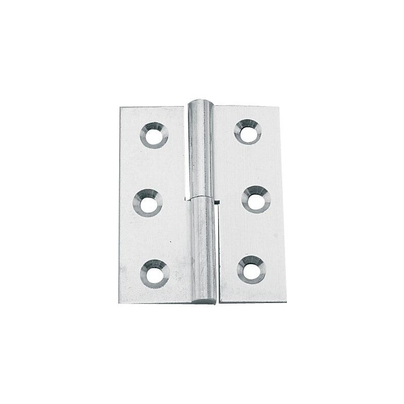 Nickel-plated brass furniture hinge 50X40 mm right hand. Nigeria-Materiels.com is your go-to source for plumbing and hardware supplies. Enjoy a seamless shopping experience.