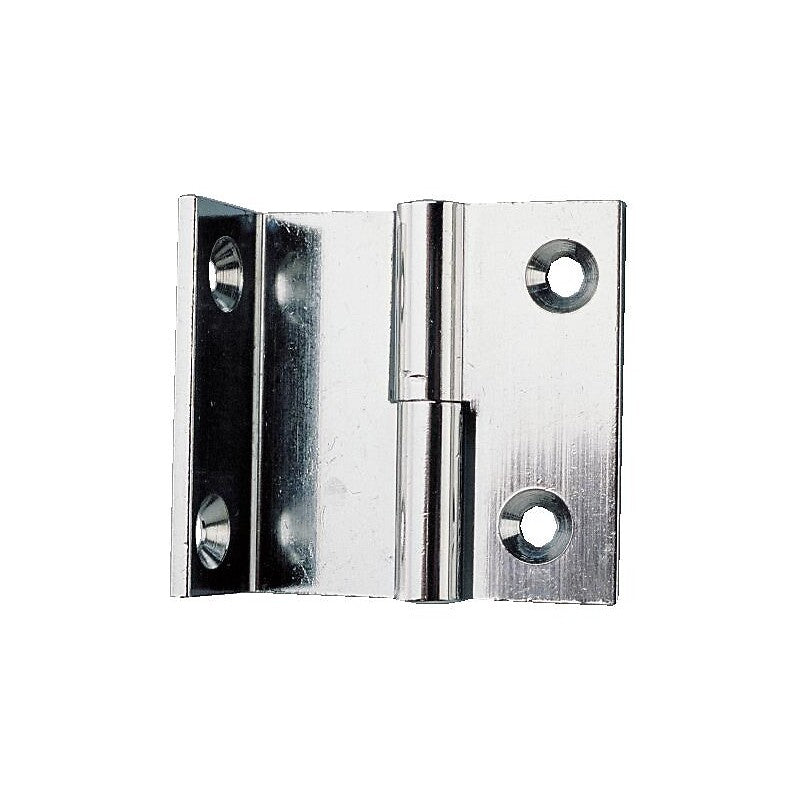 Right angle hinges - chrome-plated brass 20 x 40 mm. DIAYTAR NIGERIA: Where quality meets accessibility with affordable prices and prompt shipping.