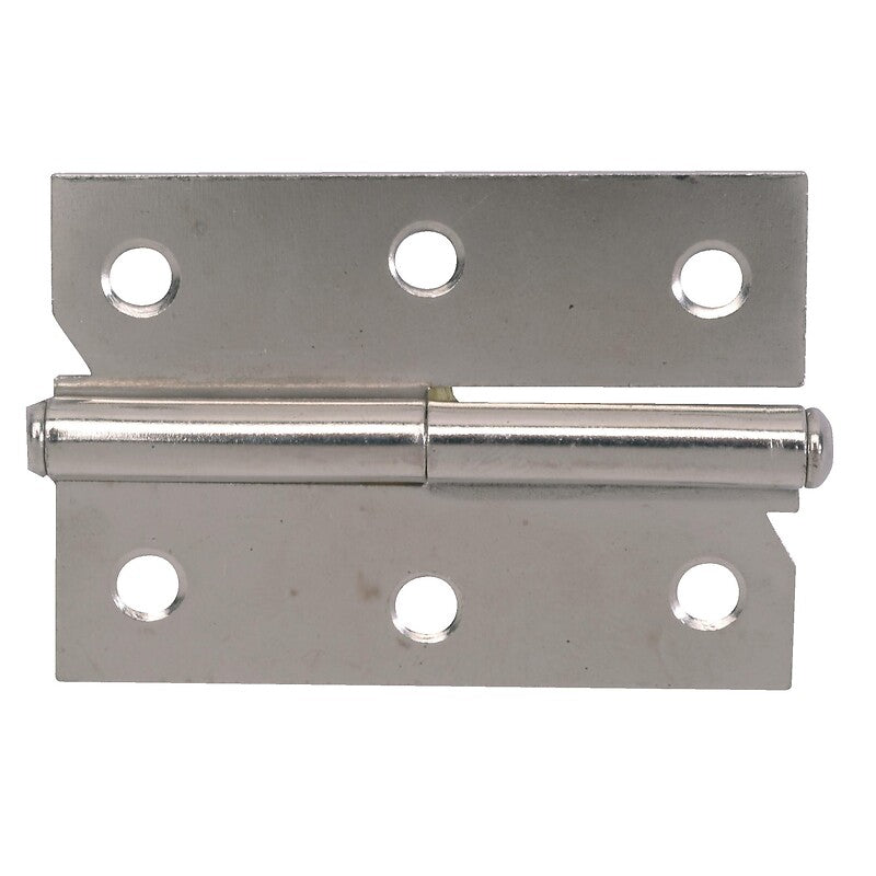 Furniture hinges - nickel-plated steel - 60 x 40 mm left. Shop from anywhere in Nigeria and receive your DIAYTAR purchases at affordable prices within a week.