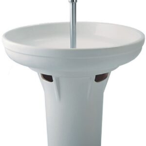 PORCHER circular washbasin base, height 80 cm, white, Ref.P198001. Shop smarter with DIAYTAR NIGERIA's diverse marketplace and budget-friendly nationwide delivery.