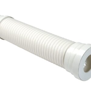 NICOLL flexible pipe for WC Ø 85/107 mm - 1REAFLEX - white PVC - end piece Ø 100/93 mm - L. 570 mm. DIAYTAR NIGERIA transforms dreams into deliveries with our affordable prices and 5-8 day shipping.