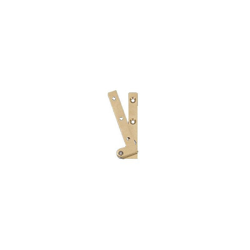Elbow pivots with double blades - polished brass length 70 mm left. DIAYTAR NIGERIA: Where affordable online shopping meets reliable delivery across Nigeria.