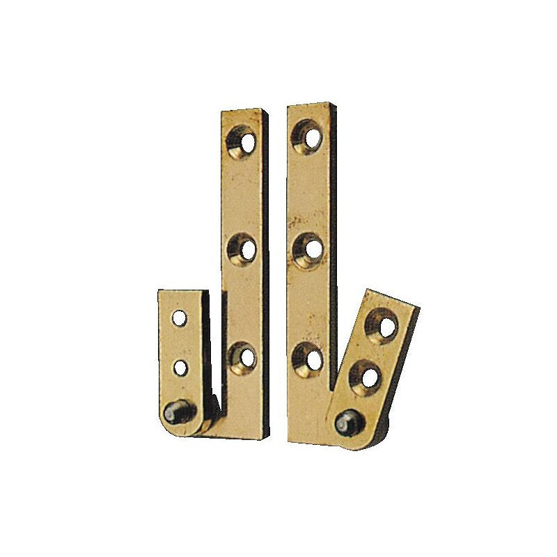 Angled pivots with short sides - polished brass length 80 mm right. DIAYTAR NIGERIA: Where affordable online shopping meets reliable delivery across Nigeria.