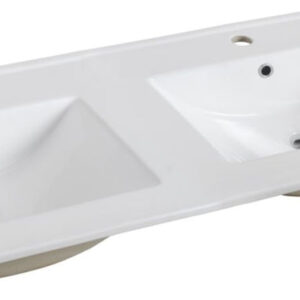 Concerto 120 cm ceramic plan with double sinks. Nigeria-Materiels.com offers a wide selection of plumbing and electrical products. Quality and affordability guaranteed.