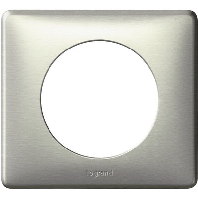 Céliane plate - Metal - 1 post - Titanium - Ref.068901. Shop with confidence at DIAYTAR NIGERIA, where affordability meets reliability in less than 8 days.
