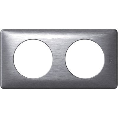 Céliane plate - Metal - 2 posts - Aluminum - Ref.068922. DIAYTAR NIGERIA delivers what matters - quality, affordability, and prompt nationwide shipping.