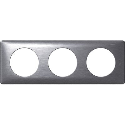 Céliane plate - Metal - 3 positions - Aluminum - Ref.068923. DIAYTAR NIGERIA brings the marketplace to your home with budget-friendly prices and nationwide delivery.