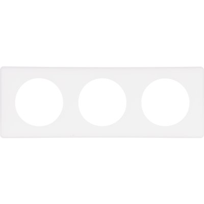 Céliane Plate - Powdered - 3 positions - Chalk - Ref.066703. DIAYTAR NIGERIA: Making quality products accessible to all Nigerians at affordable prices.