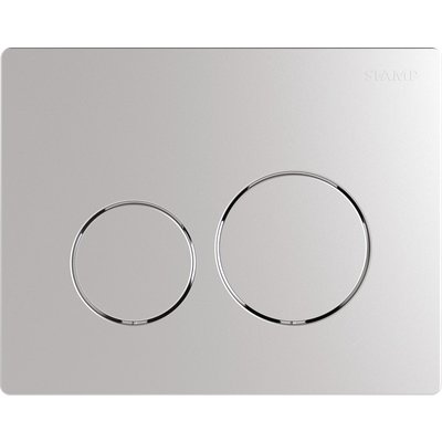 Ingenio double volume sphere control plate in ABS with matt chrome finish Ref 31261160. Explore our extensive catalog of industrial and construction materials at Nigeria-Materiels.com. We deliver quality and reliability.