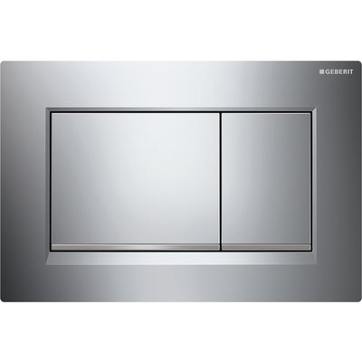 Geberit Sigma30 flush plate for dual flush chrome matt glossy ref 115883KH1. DIAYTAR NIGERIA stands as your affordable shopping ally with nationwide delivery in just 5-8 days.