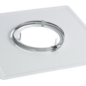 Stainless steel cover plate 400 x 400 white diameter 150 - 153 mm ref. 125155, TEN. DIAYTAR NIGERIA: Where quality meets affordability, with thousands of products delivered in less than 8 days.