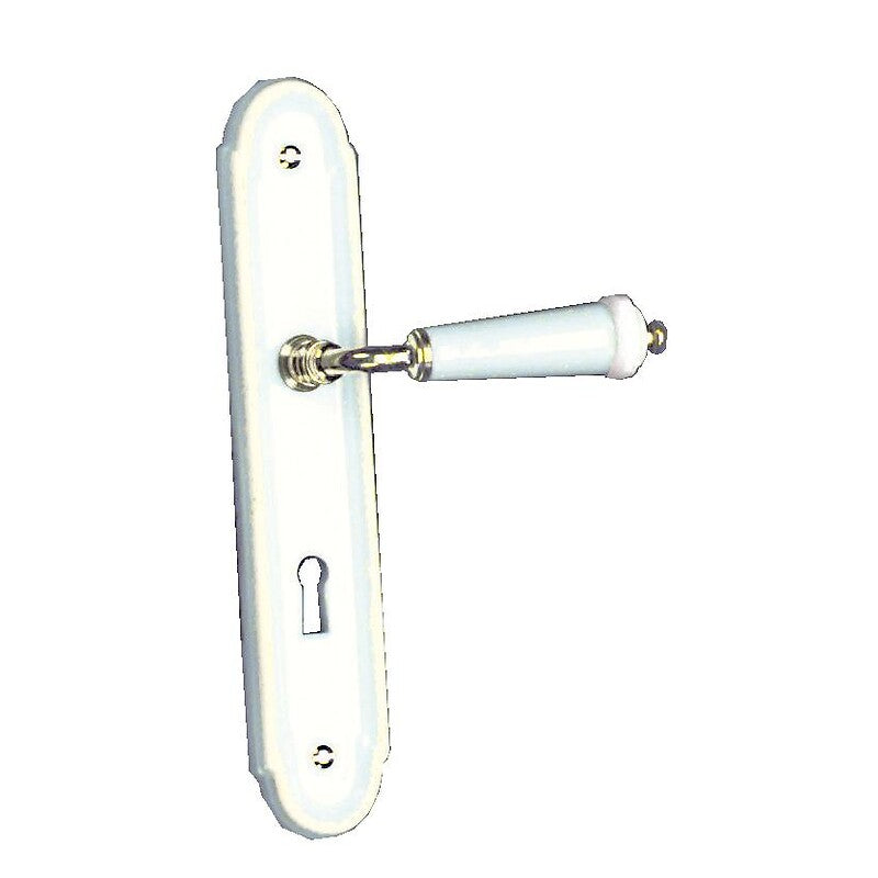 Rustic crutch plate in Limoges porcelain, key style I. DIAYTAR NIGERIA: Where shopping meets satisfaction with affordable prices and reliable 5-8 day shipping.