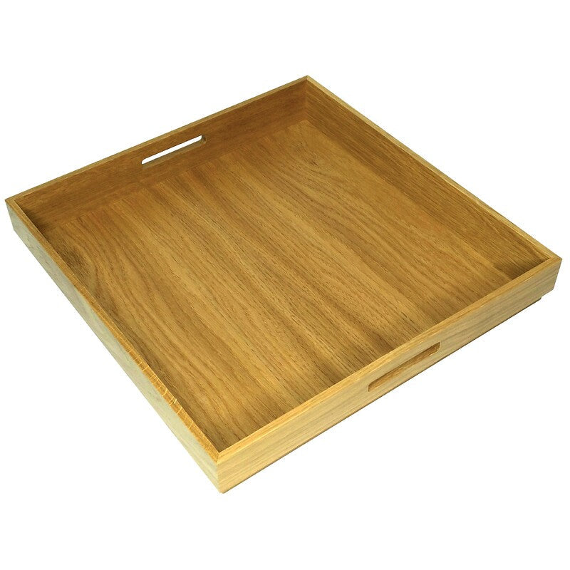 FineLine wooden tray - 550 x 470 x 70 mm - light oak finish. DIAYTAR NIGERIA connects desire with fulfillment through our affordable e-commerce platform.